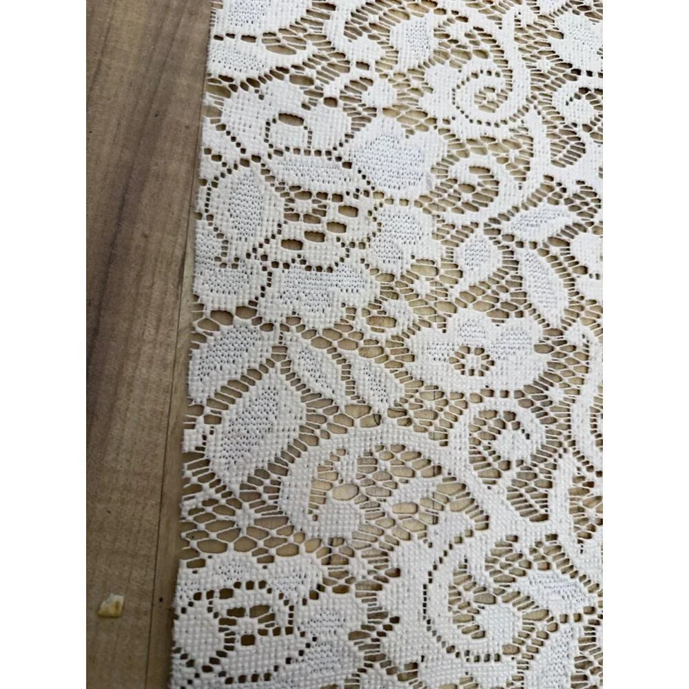 Vintage Lace-Style Plastic Table Mat / Doily